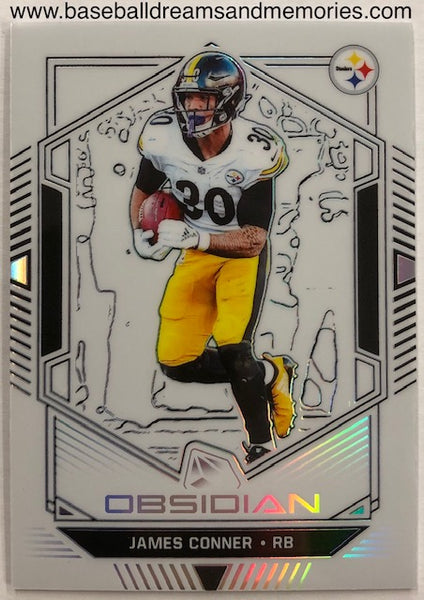 2019 Panini Obsidian James Conner Parallel Card Serial Numbered 2/7