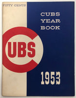 1953 Chicago Cubs Baseball Yearbook