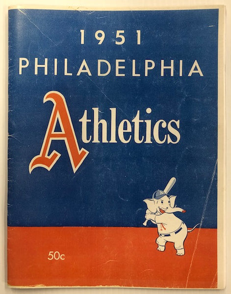 1951 Philadelphia Athletics Baseball Yearbook REPRINT/COPY