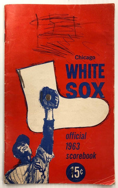 1963 Chicago White Sox Baseball Scored Scorebook READ DESCRIPTION