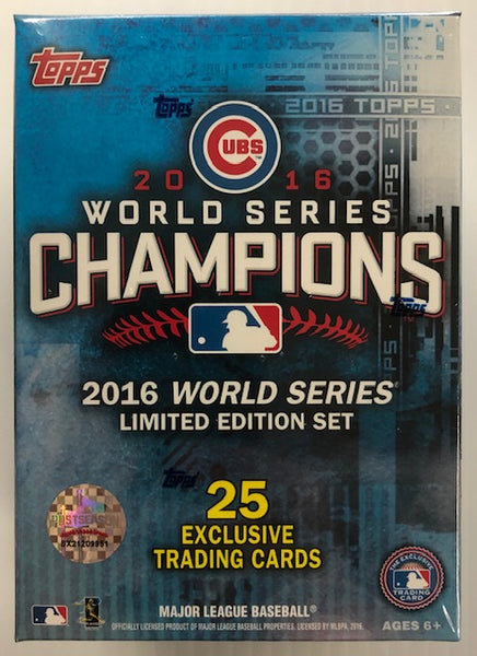 2019 Topps Baseball Chicago Cubs World Series Champions Limited Edition Set of 25 Exclusive Cards