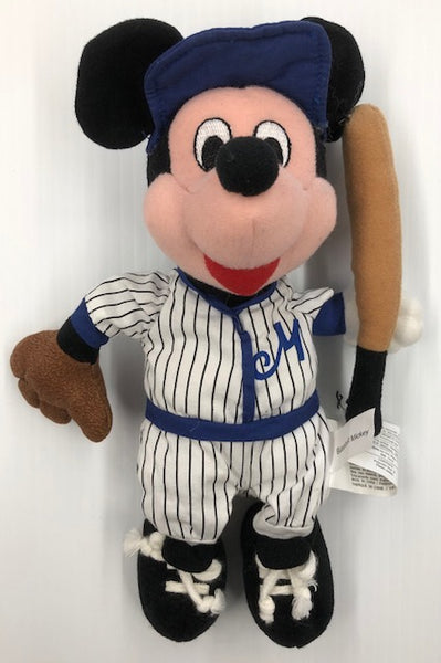 The Walt Disney Company Mickey Mouse Baseball Player Stuffed Beanie