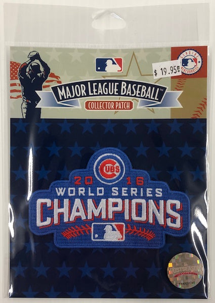Major League Baseball 2016 Chicago Cubs World Series Champions Collectible Emblem Patch
