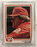 1986 Fine Ice Cream Cinncinatti Reds Baseball Team Collection 27 Card Set