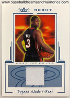 2003-04 Fleer Avant Dwayne Wade Rookie Jersey Card Serial Numbered 197/400