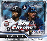 2021 Topps Chrome Baseball Hobby Jumbo Box