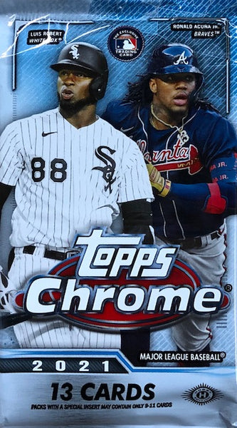 2021 Topps Chrome Baseball Hobby Jumbo Pack
