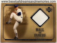 2001 Upper Deck Cooperstown Collection Nolan Ryan Hall Of Famers Jersey Card