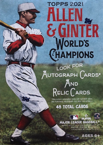 2021 Topps Allen & Ginter Baseball Blaster Box