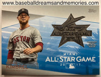 2018 Topps Craig Kimbrel 2017 All Star Game Commemorative Medallion Card