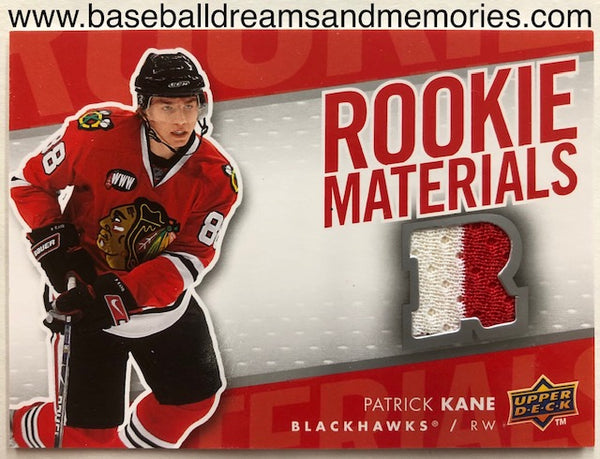 2007-08 Upper Deck Patrick Kane Rookie Materials Jersey Card (Rare 2-Color)