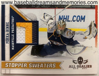 2010-11 Panini All Goalies Pekka Rinne Stopper Sweaters Jersey Patch Card