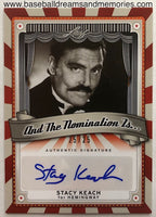 2013 Leaf Pop Century Stacy Keach And The Nomination Is Autograph Card Serial Numbered 25/25