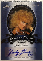 2013 Leaf Pop Century Judy Landers Stunning Starlets Autograph Card Serial Numbered 05/10