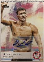 2012 Topps United States Olympic Team Ryan Lochte Autograph Card