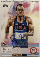 2012 Topps United States Olympic Team Bryan Clay Autograph Card