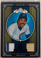 2005 Donruss Diamond Kings Andre Dawson Dual Jersey Bat Card Serial Numbered 18/50