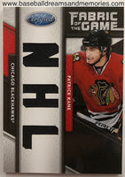 2011-12 Panini Certified Patrick Kane Fabris Of The Game Triple Jersey Card Serial Numbered 15/25