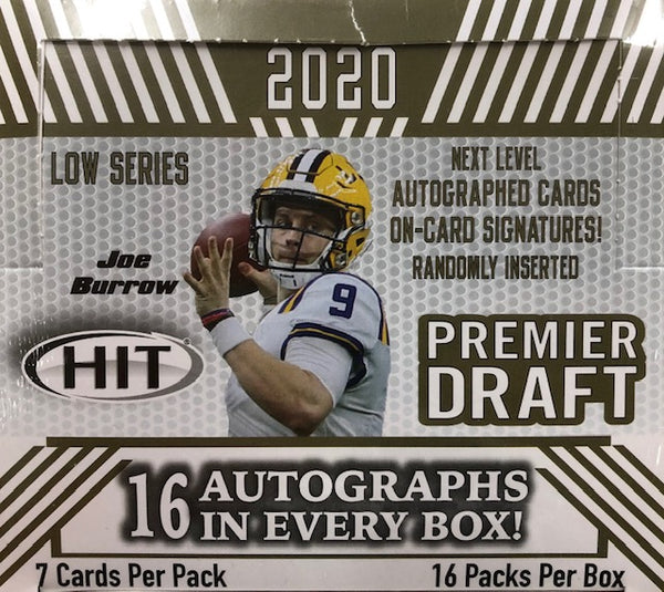 2020 Sage Hit Premier Draft Low Series Hobby Box