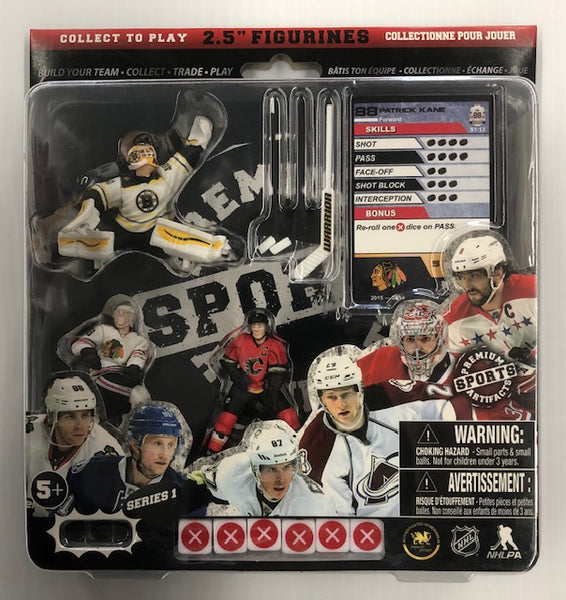 Imports Dragon NHL Game Starter Pack with Patrick Kane, Rask, Giordano 2.5" Figures Included