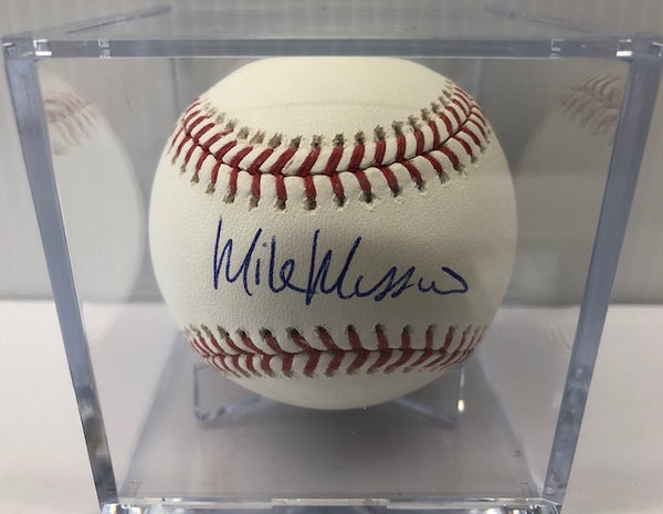 TriStar Hidden Treasures Mike Mussina Signed Autographed Baseball New York Dynasty