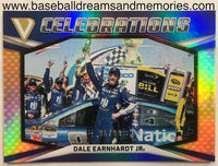 2018 Panini Victory Lane Racing  Dale Earnhardt Jr Gold Celebrations Card Serial Numbered 96/99