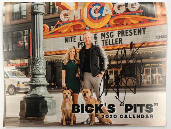 Bryan Bickell Signed Autograph "Bick's Pits" 2020 Calendar