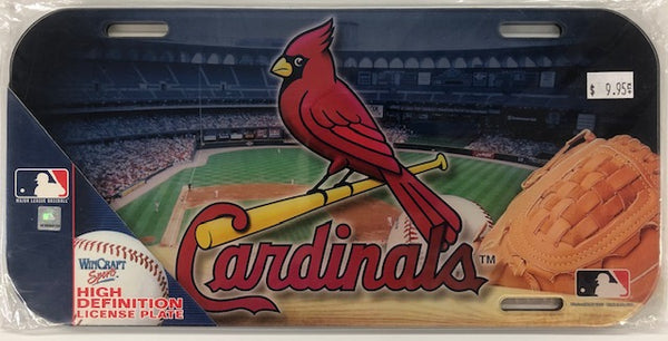 St. Louis Cardinals High Definition Acrylic License Plate