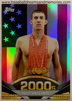 2011 Topps American Pie Micheal Phelps "Phelps Wins 8 Golds" Foil Card