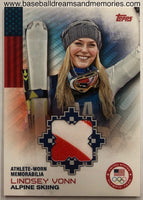 2014 Topps United States Olympic Team Lindsey Vonn Relic Card