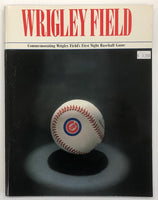 Wrigley Field Book Magazine Commemorating Wrigley Field's First Night Baseball Game