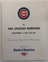 2007 Chicago Cubs vs. LA Dodgers 60th Anniversary Wrigley Field 1947 All Star Game Program