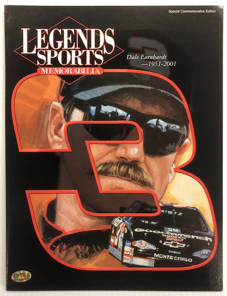Legends Sports Memorabilia Dale Earnhardt Special Commemorative Edition Magazine Serial Numbered /10,000