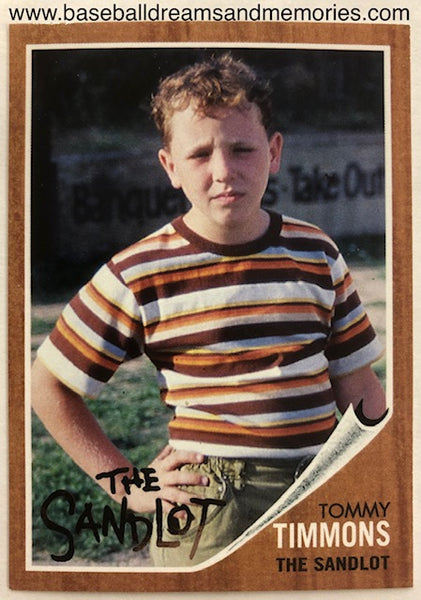 2018 Topps Archives The Sandlot Tommy Timmons Card