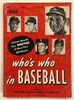 1966 51st Edition Who's Who in Baseball Book