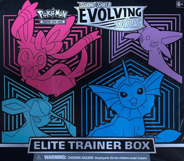 Pokémon TCG: Sword & Shield Evolving Skies Elite Trainer Box (Glaceon/Vaporeon/Sylveon/Espeon)
