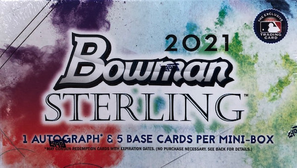 2021 Bowman Sterling Baseball Hobby Pack (Mini Box)
