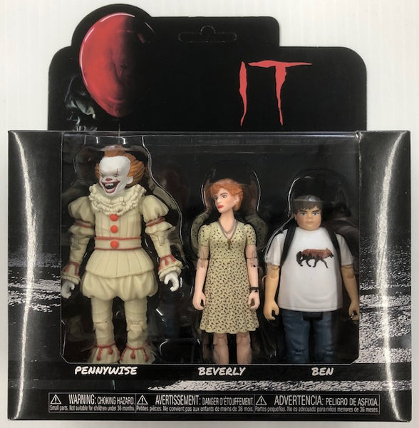 Funko It Action Figure 3 Pack with Pennywise, Beverly, Ben