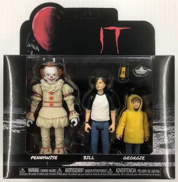 Funko It Action Figure 3 Pack with Pennywise, Bill, Georgie