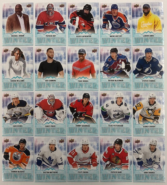2019 Upper Deck Singles Day Winter Bounty Unscratched Complete Set of 20 Cards