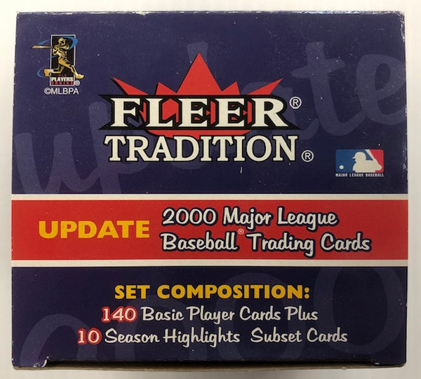 2000 Fleer Tradition Major League Baseball Complete Update Set