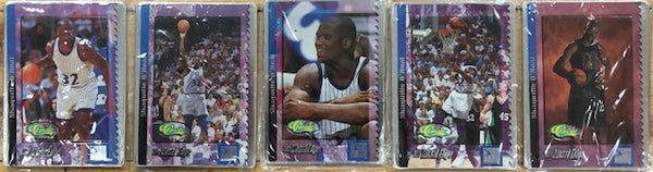 1994 Classic Shaquille O'Neal Shaq Story - Set of 5 The Metal Edge Metal Cards