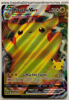 Pokemon Pikachu VMAX Celebrations 25th Anniversary Card