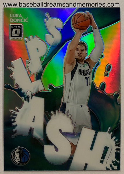 2020-21 Panini Donruss Optic Luka Doncic Splash Silver Holo Card