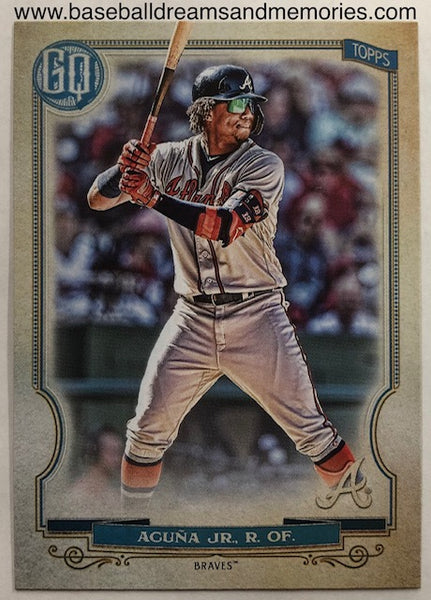 2020 Topps Gypsy Queen Ronald Acuna Jr. Bazooka Back Card