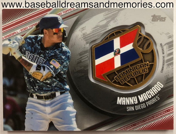 2020 Topps Manny Machado Dominican Republic Global Game Medallion