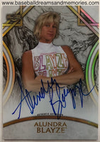 2018 Topps WWE Legends Hall Of Fame Wrestling Alundra Blayze Autograph Card Serial Numbered 190/199