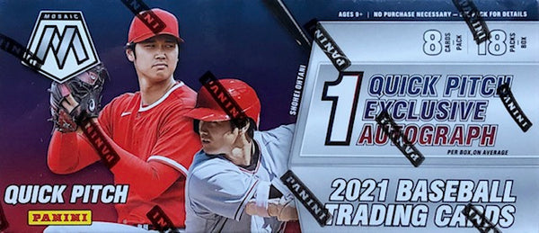 2021 Panini Mosaic Quick Pitch Baseball Hobby Box