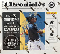 2021 Panini Chronicles Baseball Hobby Box