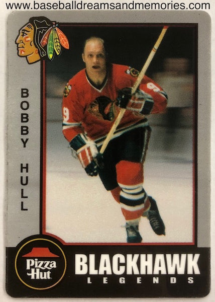 1998 Pizza Hut Chicago Blackhawks Legends Bobby Hull Promotional Coupon Card